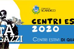 La locandina dei Centri Estivi 2020