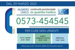 Il nuovo numero del servizio di Continuità Assistenziale