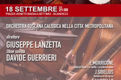 La locandina del concerto dell'Orchestra Toscana Classica