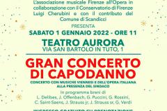 La locandina del Concerto di Capodanno