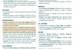 La sintesi delle misure anticovid per le zone arancioni (da Anci Toscana)