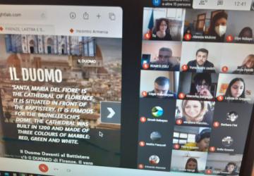 LA videoconferenza tra gli studenti di Lastra a Signa e del Centro giovanile armeno