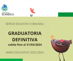 graduatoria definitiva di iscrizione al nido 2023/2024. 