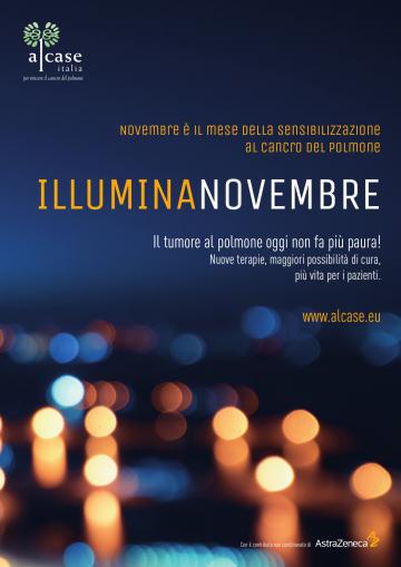 Il cartello dell'iniziativa Illumina Novembre