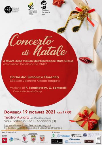 La locandina del Concerto di Natale