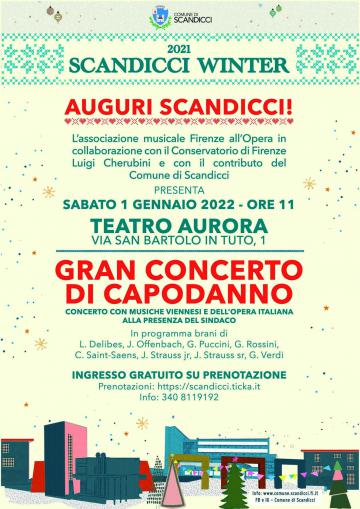 La locandina del Concerto di Capodanno