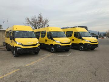 Tre scuolabus in servizio a Scandicci