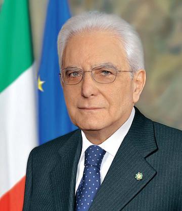 Il Presidente della Repubblica Sergio Mattarella 