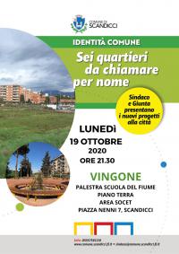 La locandina dell'assemblea a Vingone di lunedì 19 ottobre 2020